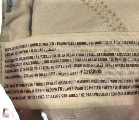 Hollister Light Blue Jean Shorts with Lace - Picture 9 of 10